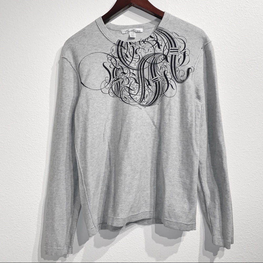 Kenneth Cole NY | Gray Sweater Pullover Sz L